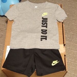 Nike Gray and Black Kids Outfit